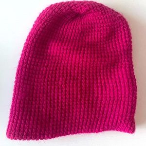 Pink wool hat